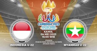 Laga Ke2 Timnas Indonesia U22 VS Timnas Myanmar U22 di SEA Game